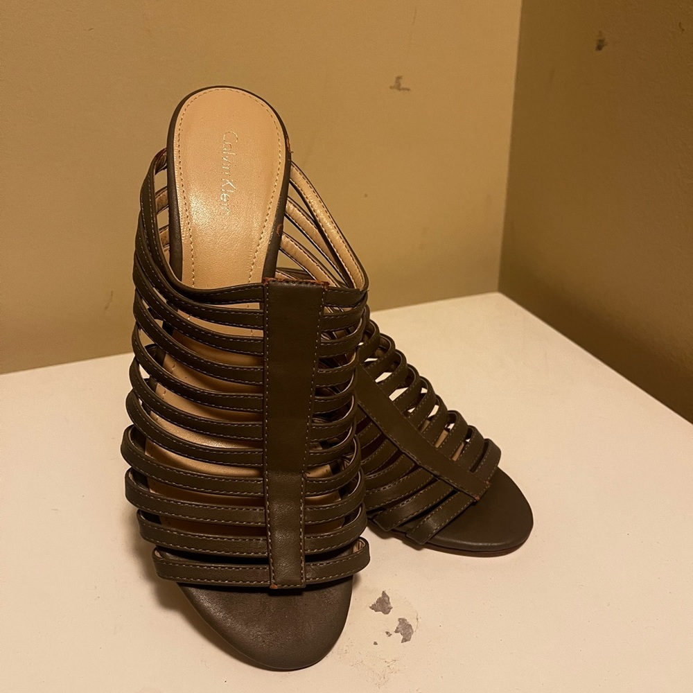Calvin Klein strappy heels